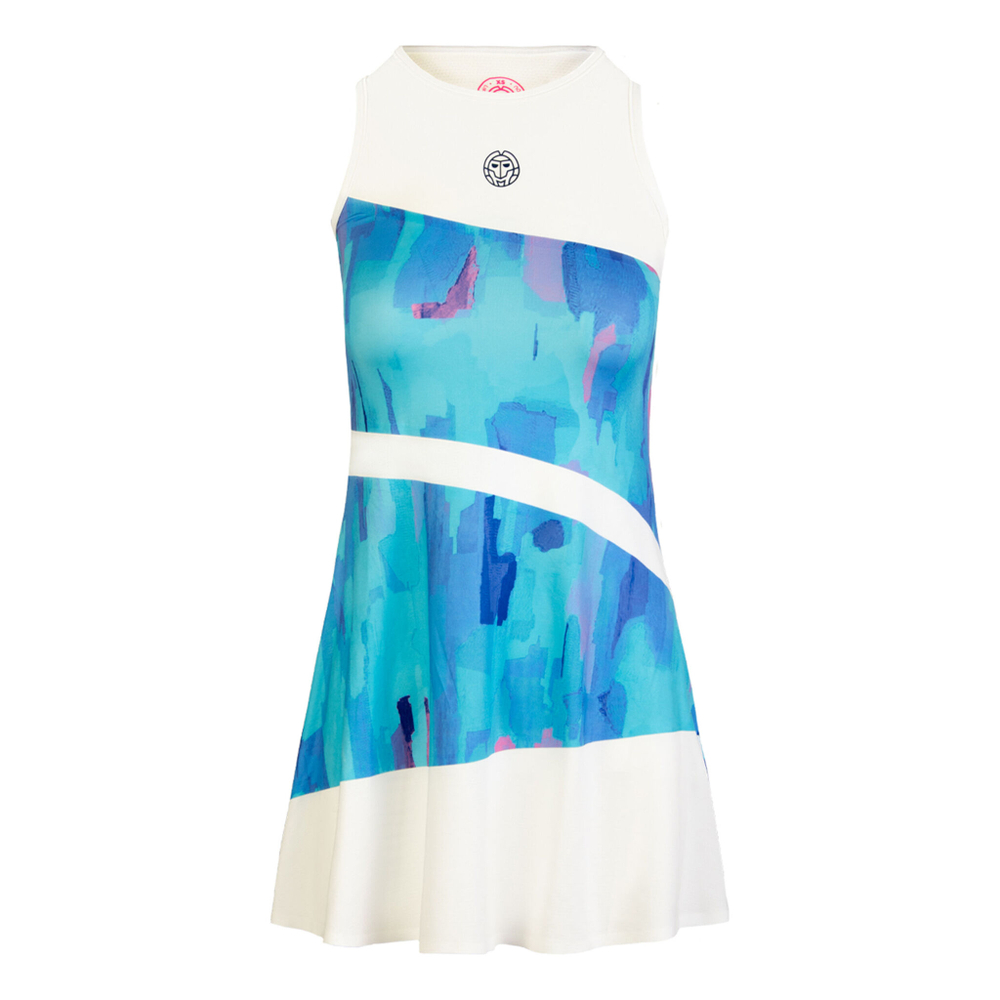 Женская теннисное платье BIDI BADU Zahai Tech (2 In 1) Dress Women - White, Blue