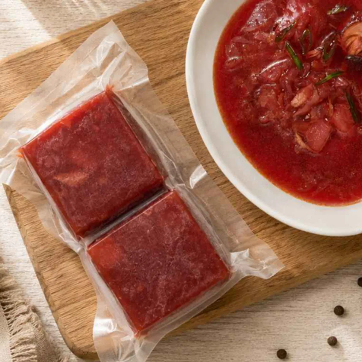 Фотография Борщ с курицей / 500 гр 2*250 г купить в магазине Афлора