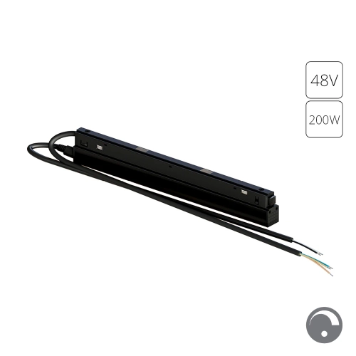 Блок питания встраиваемый в трек 48V 200W для магнитной трековой системы Arte Lamp linea A482806N