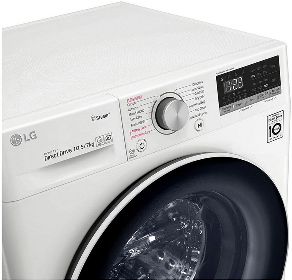 Стиральная машина LG F4V5RGP0W