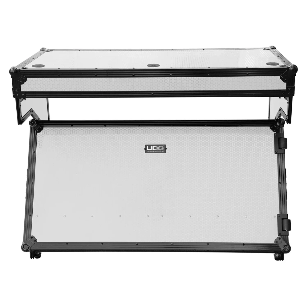 Стол диджейский UDG Ultimate Flight Case Portable Z-Style DJ Table Plus (Wheels) White