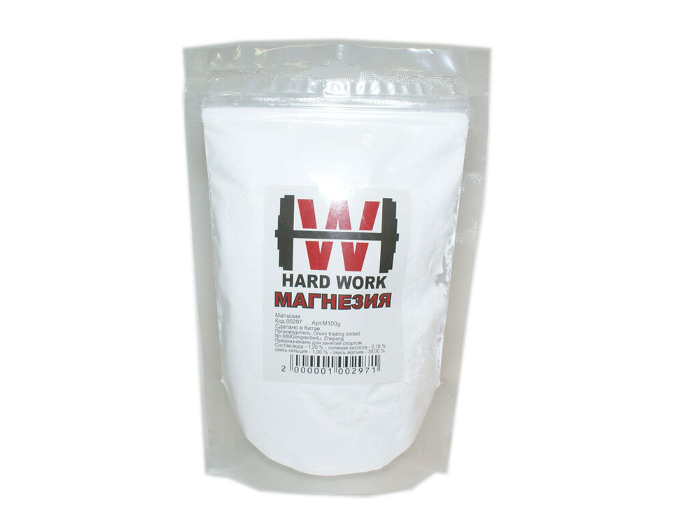 Магнезия спортивная (порошок). Вес 100 г: М100g