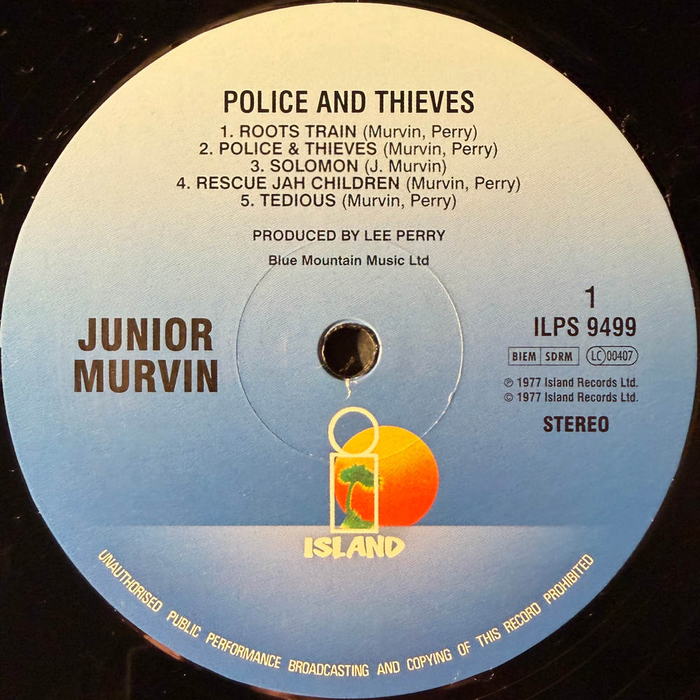 Junior Murvin ‎– Police & Thieves (Европа 2024г.)