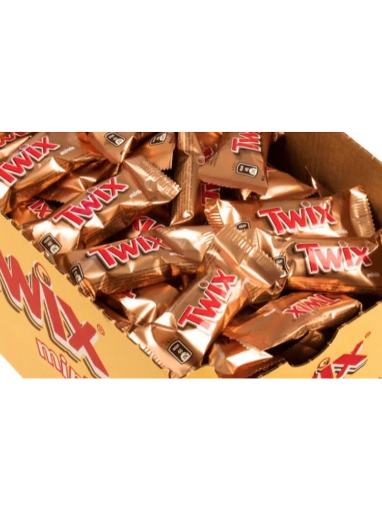 Шоколадные батончики Twix Minis 7 кг