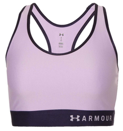 ТОП теннисный Under Armour Mid Keyhole Bra - octane/purple switch