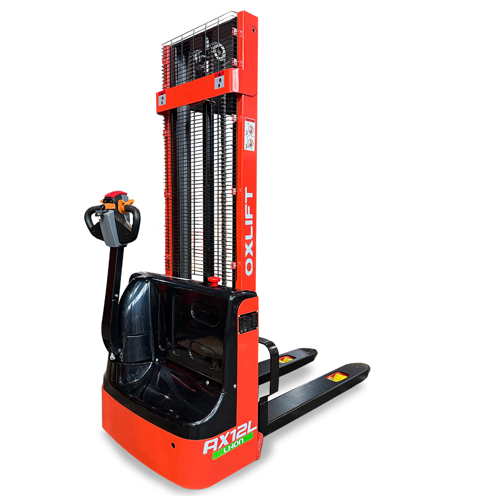 Штабелер самоходный OXLIFT AX12 Li-ion (г/п 1,2 т, h=3,0 м, АкБ 24V/60Ah, ЗУ)