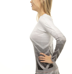 Женская теннисная футболка (dł. Рукава) Lucky in Love Nice To Pleat You Del 2 Pleat Is On Long Sleeve Top - black