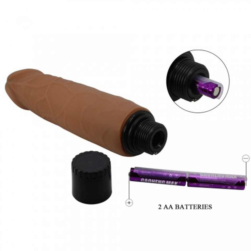 Реалистичный вибратор Waldorf Sliding skin (21,5*4 см)