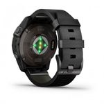 Смарт-часы Garmin Epix Pro (Gen 2) Sapphire Edition 47 мм, титановый, угольно-серый DLC, черный кожаный ремешок , 010-02803-30. Товар уцененный