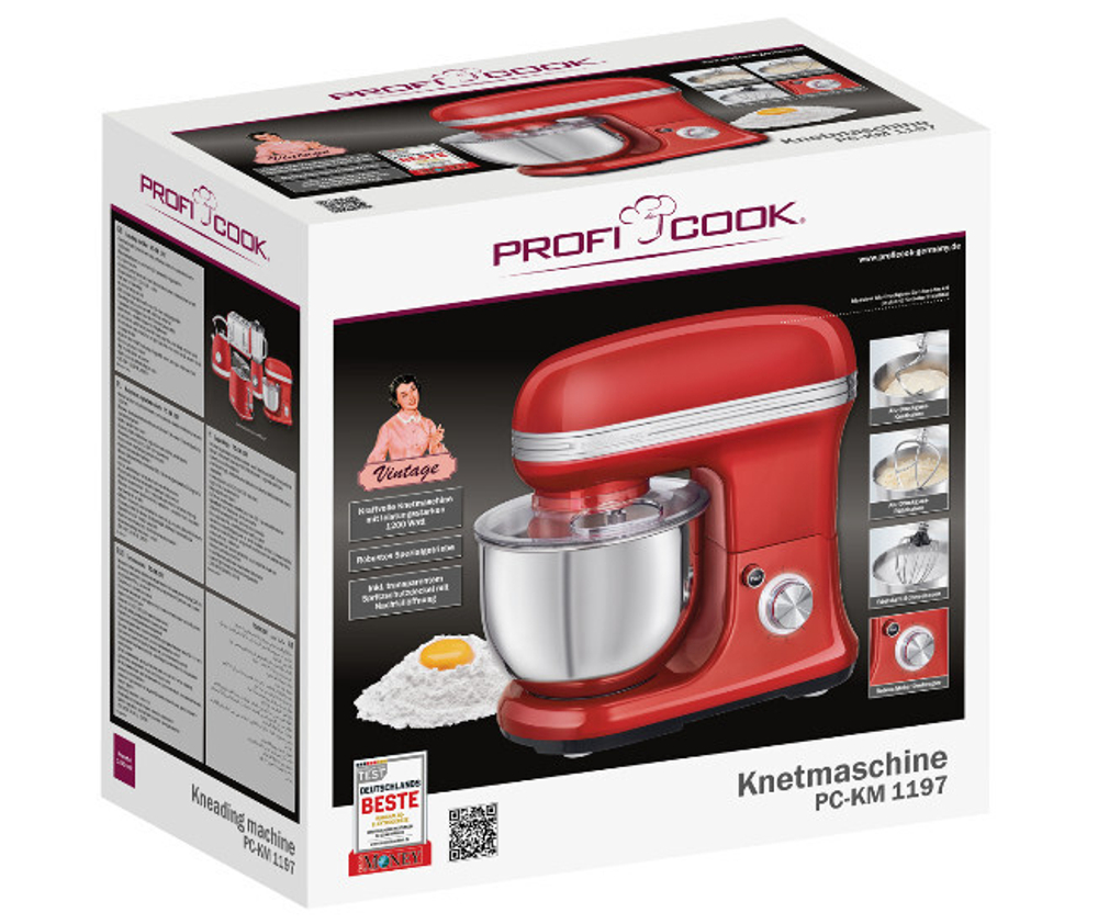 Кухонный комбайн ProfiCook PC-KM 1197 rot