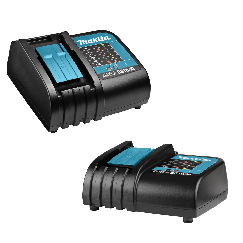 Набор питания Makita SF: Аккумулятор BL1830B Li-Ion, 18 В, 3 Ач, Зарядное устройство для зарядки Li-Ion блоков с номинальным напряжением 14.4 В и 18 В DC18SD 191A23-6