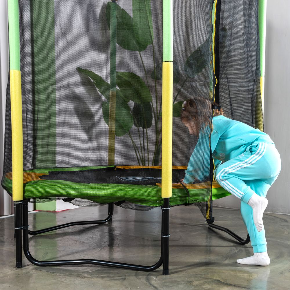 Батут DFC JUMP KIDS 55&amp;quot; зелено-желтый