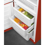 Отдельностоящий двухдверный холодильник Smeg FAB32LRD5