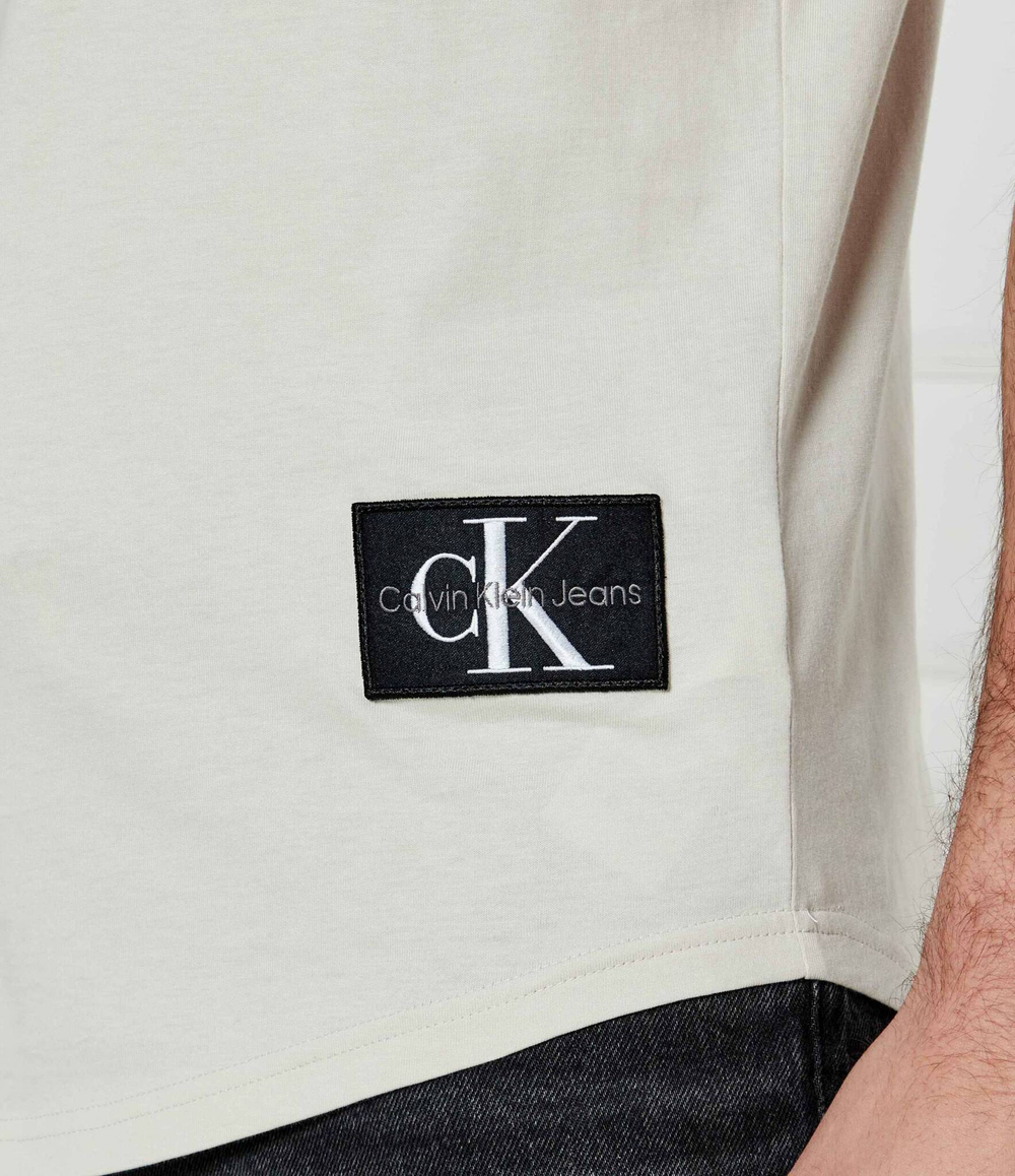 Футболка CALVIN KLEIN JEANS - бежевый(J30J323482)