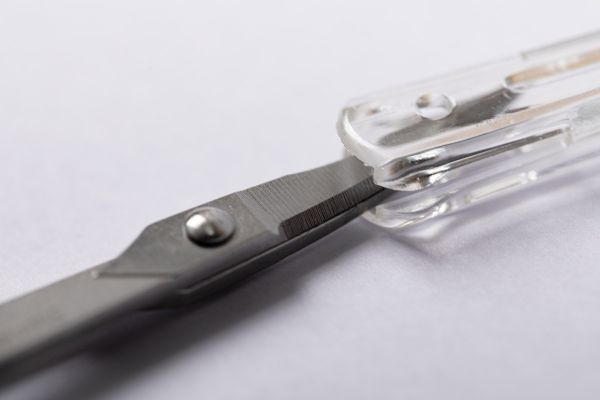 Ножницы рукодельные 8.9 см, с прорезиненными ручками, Gamma ROS-04