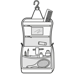 Сумка-органайзер toiletbag red
