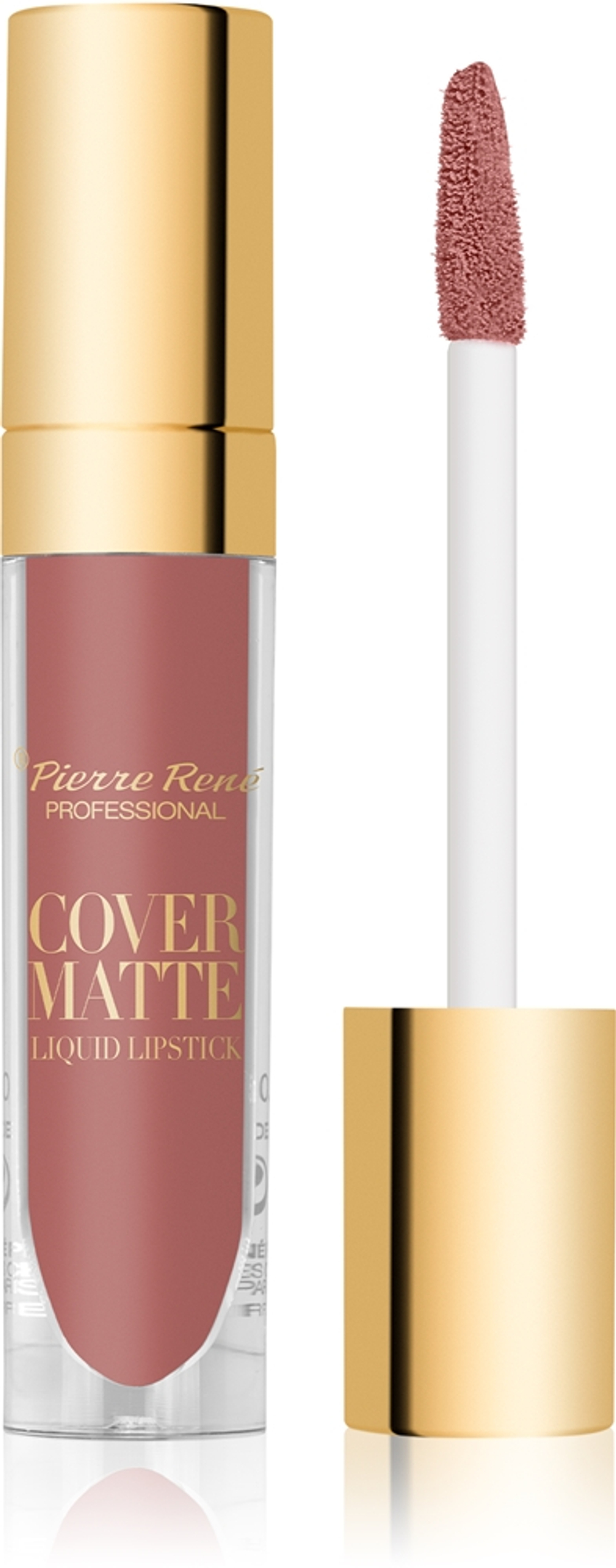 Pierre Rene Cover Matte - Матовая жидкая помада оттенок 02 Vintage Rose, 5 ml
