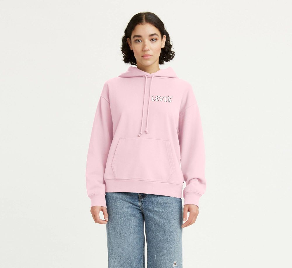 Толстовка женская LEVI'S GRAPHIC STANDARD HOODIE PINKS