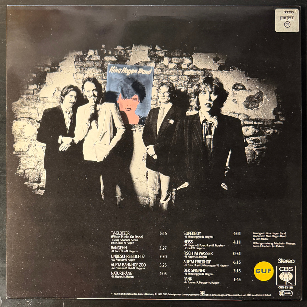 Nina Hagen Band - Nina Hagen Band (Голландия 1978г.)