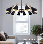 Ceiling design lamp  Duke by Delightfull (8 lampshades,  White)