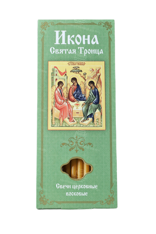 Свечи восковые конусные для домашней (келейной) молитвы (20 шт. в коробочке)