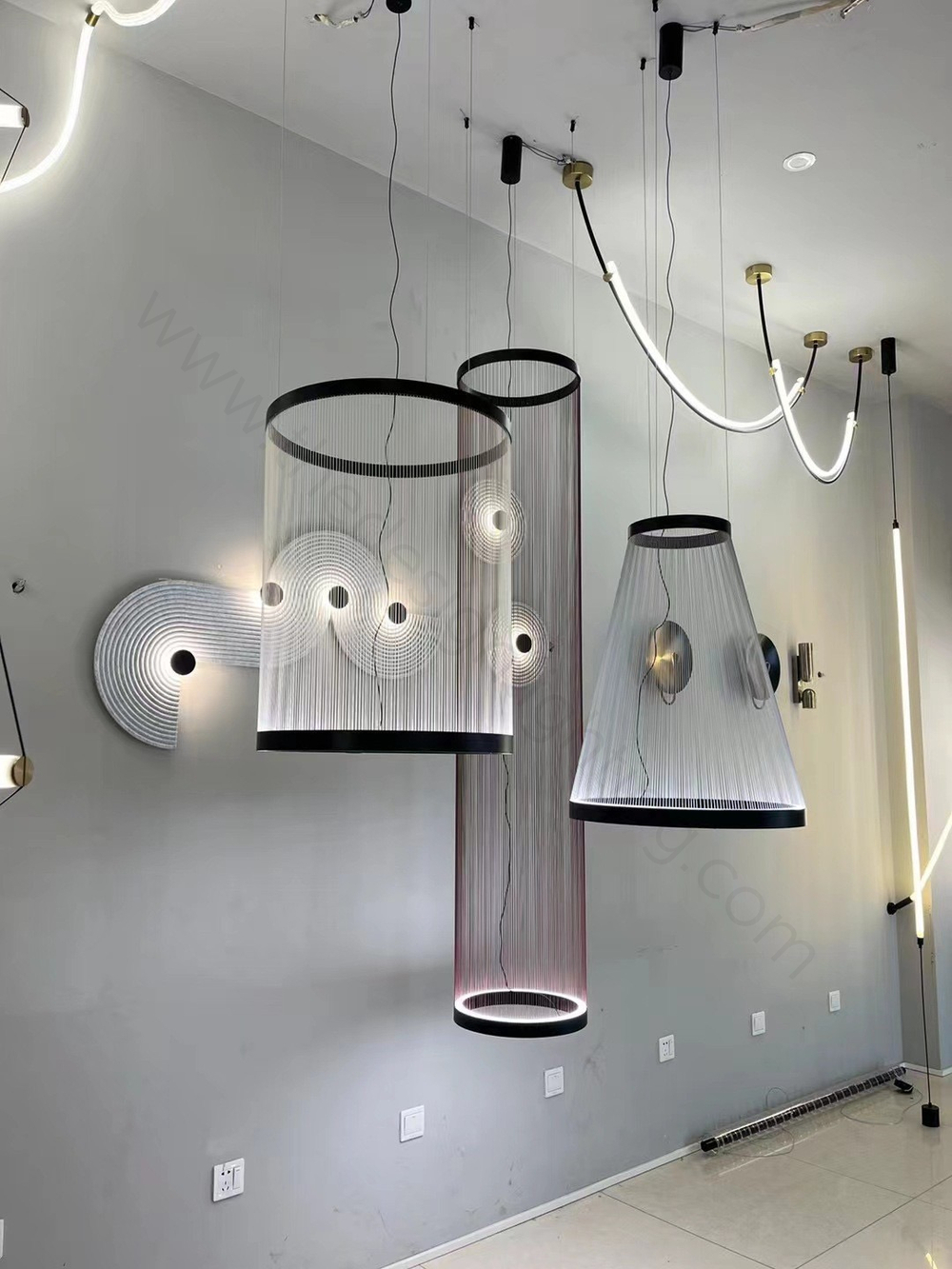 Pendant design lamp Array by Vibia