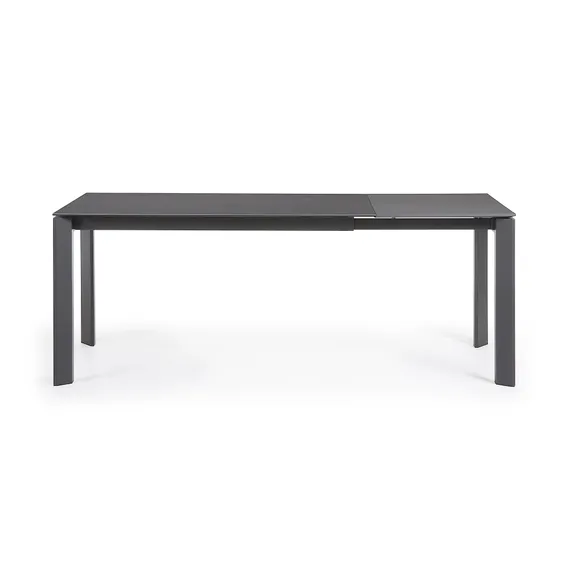 Стол Atta 140 (200) x90 антрацит керамика