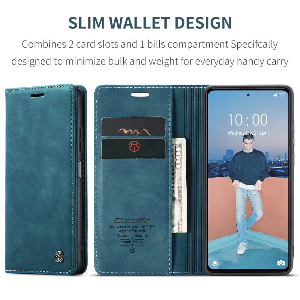 Чехол-книжка CaseMe Matte Xiaomi Redmi Note 12 Pro 5G