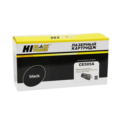 Картридж Hi-Black (HB-CE505A) для HP LJ P2055/P2035, Canon №719, 2,3K
