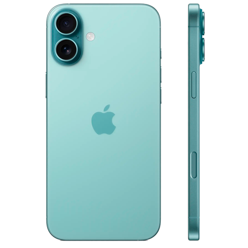 Смартфон Apple iPhone 16 Plus 512GB, Nano-SIM + eSIM, Teal (Зеленый)