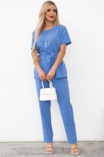 Костюм брючный (голубой) К11-81/6 Nikol (Акция)