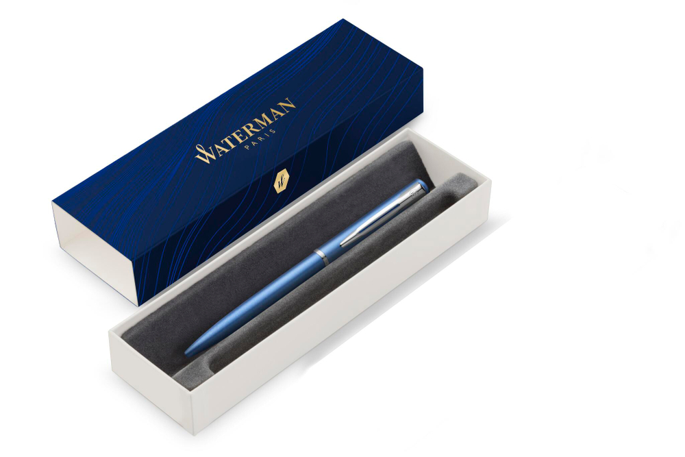 Перьевая ручка Waterman GRADUATE ALLURE, цвет: голубой, перо: F