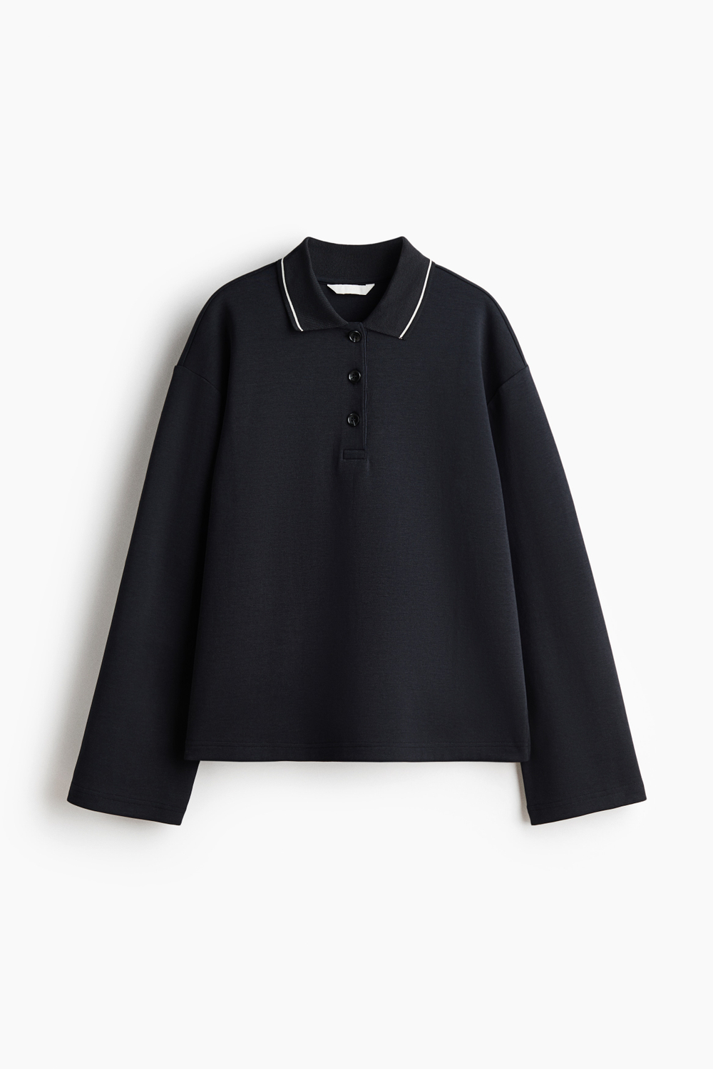 Рубашка-поло из смеси с хлопком - H&M