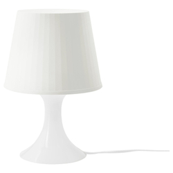 IKEA LAMPAN  (ИКЕА ЛАМПАН)  -  Настольная лампа - белый 29 см