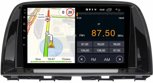 Магнитола для Mazda CX-5 2011-2017 - Parafar PF095LUX1FHD на Android 13, CarPlay, 4G SIM-слот