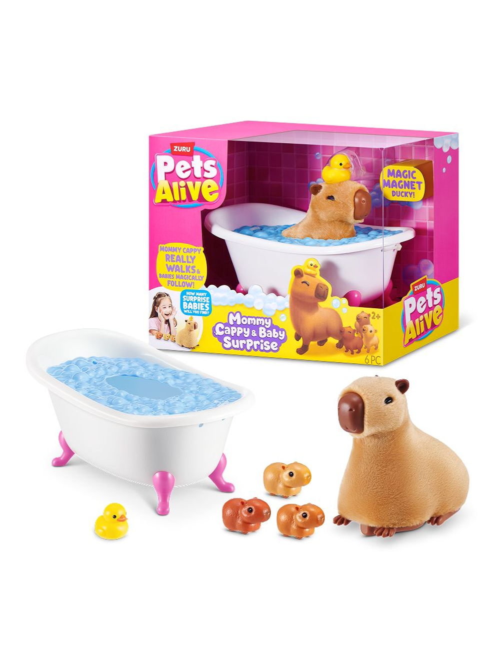 Интерактивная игрушка Pets Alive Capibara Мама Капибара