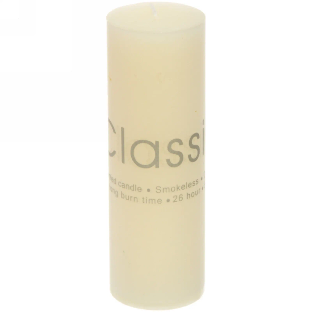 Свеча «Classic» 5*15см цвет белый ZD-004