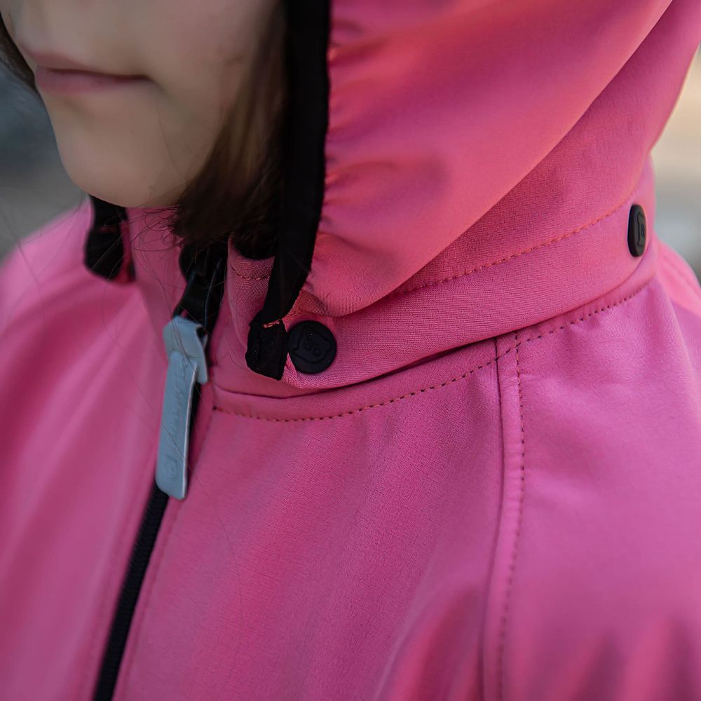 Куртка Softshell демисезонная "Яркий коралл" подростковая