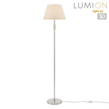 Торшер 1*Е27 8274/1F никель/белый/серый VERMONT Lumion