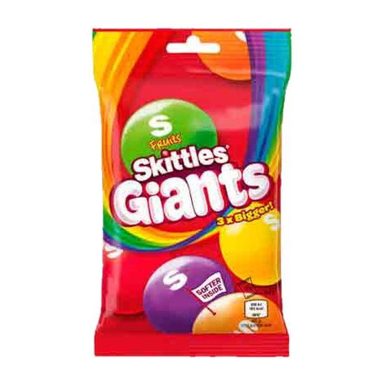 Жевательная конфета Skittles Giants Fruit Sweet Bag, 116 гр