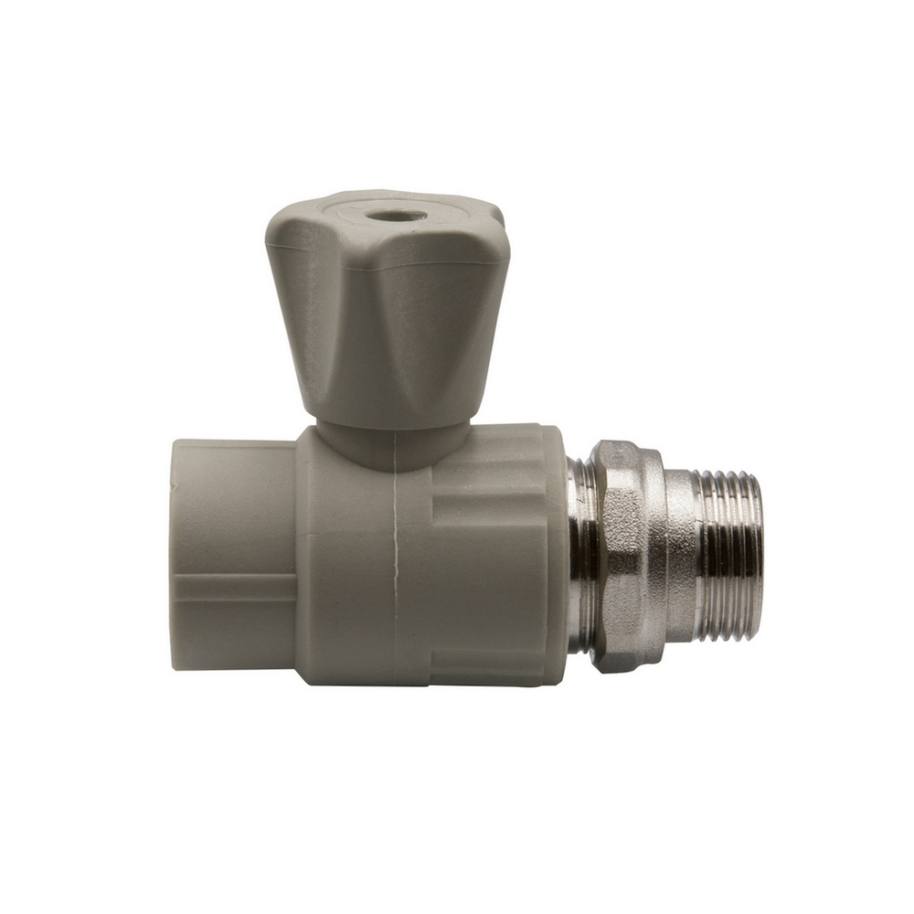 Кран американка шар 25-3/4'' прямой EVER®  СЕРЫЙ (Россия)