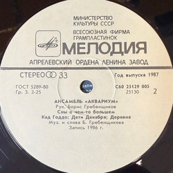 Виниловая пластинка Аквариум - Аквариум LP