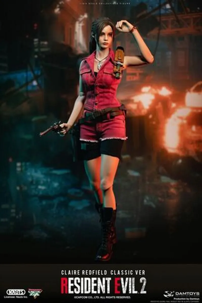 Фигурка Nauts x Damtoys Resident Evil 2: Claire Redfield (Бамп)