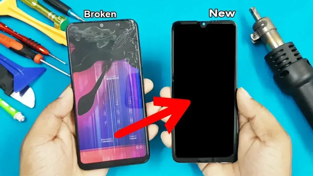 Замена дисплея на Vivo V30 Lite 4G/V40 Lite 4G/5G без рамки - (In-Cell)