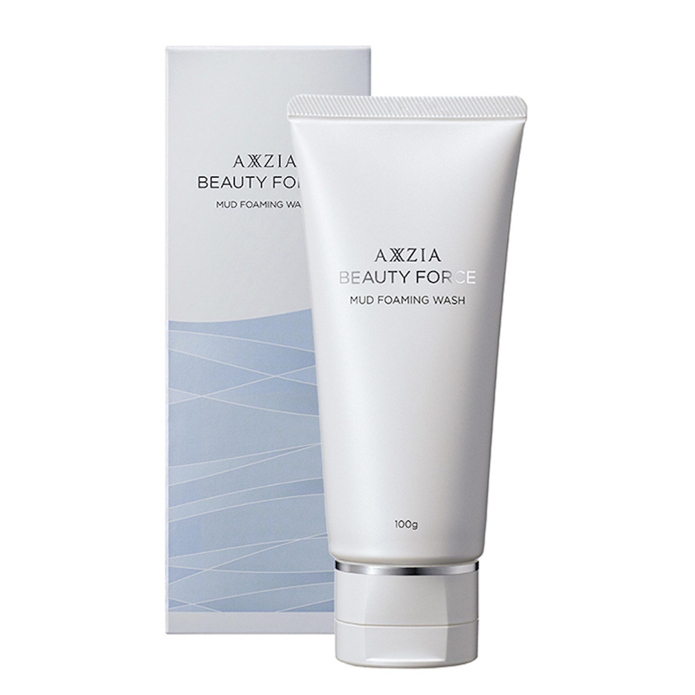 Пенка для умывания с морскими экстрактами и фитостволовыми клетками AXXZIA Beauty Force Mud Foaming Wash