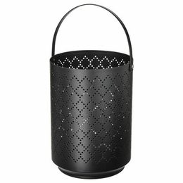 Подсвечник фонарь IKEA URSKILJA (УРСКИЛЬЯ), Черный, Металл, 22 см