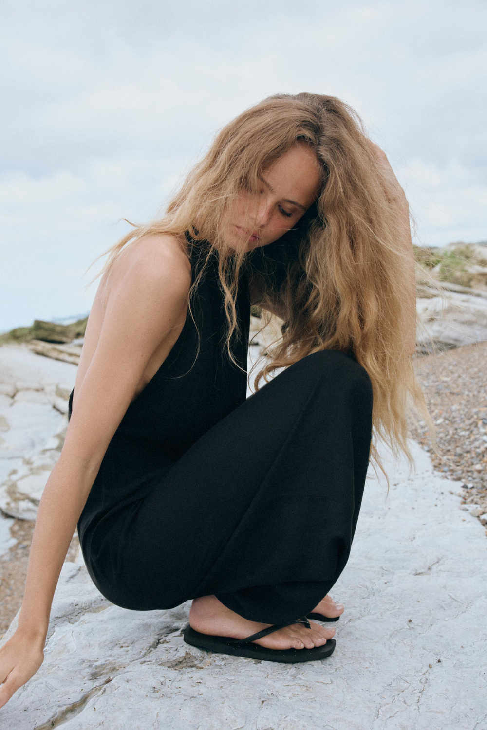 ЛЕГКИЙ ДЛИННЫЙ КОМБИНЕЗОН — ZARA