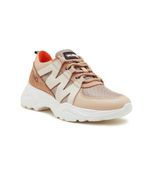 Кожаные кроссовки Valentino - бежевый(95N0803TEX)