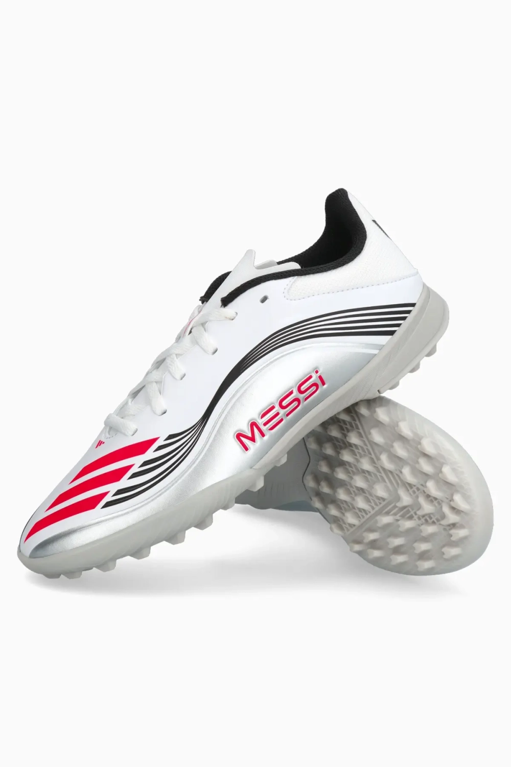 Сороконожки adidas F50 League Messi TF Junior - серебряный
