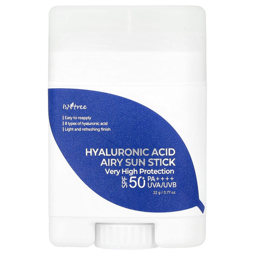 ISNtree, Стик для защиты от солнца с гиалуроновой кислотой, SPF 50+/PA++++, 22 г (0,77 унции)